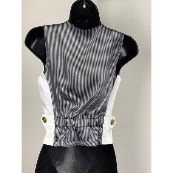 CR signature vest/ waistcoat womens small cotton spandex - Picture 4 of 5
